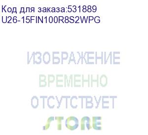 купить ноутбук/ hiper workbook u26 15.6 (1920x1080 ips)/intel n-series n100(0.8ghz)/8192mb/256ssdgb/nodvd/int:intel uhd graphics/cam/bt/wifi/38whr/war 1y/1.5kg/black/win11pro (hiper) u26-15fin100r8s2wpg