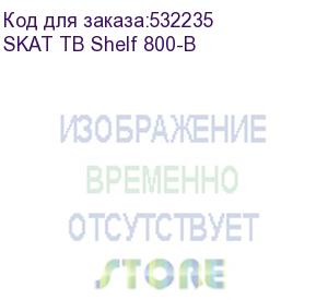 купить дополнительное оборудование (4453) skat tb shelf 800-b стационарная полка 19 для шкафа 800мм, черная бастион