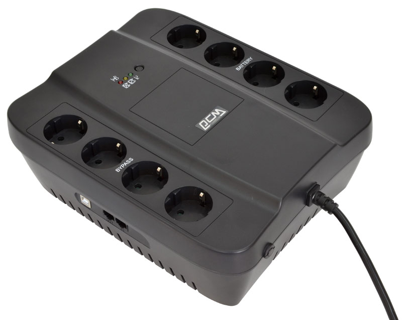 ИБП Powercom Spider SPD-650U, 650ВА/390Вт, напольный