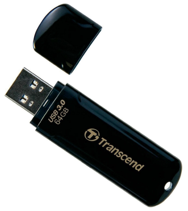 флешка 64Gb Transcend JetFlash 700, TS64GJF700, USB 3.0, flash usb