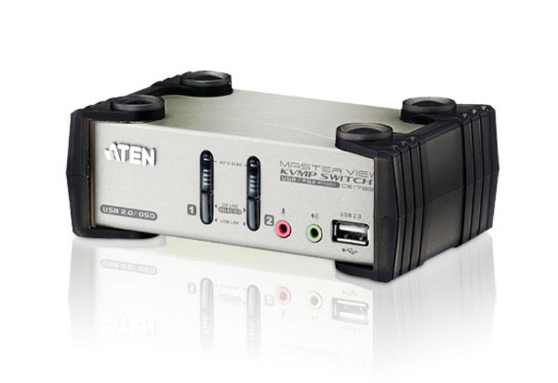ATEN (2 Port USB2.0 KVMP Switch with OSD) CS1732B