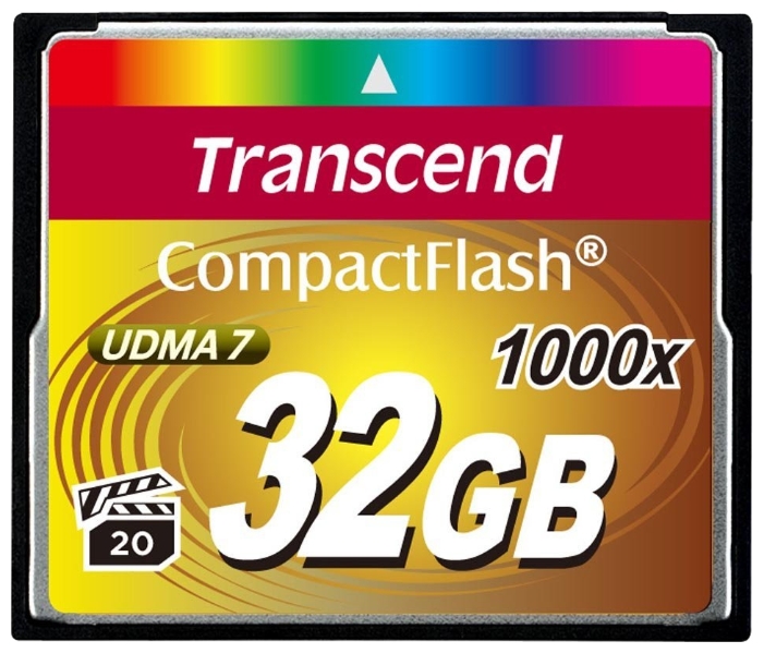 Transcend TS32GCF1000 CompactFlash Card 32Gb 1000x (Transcend)