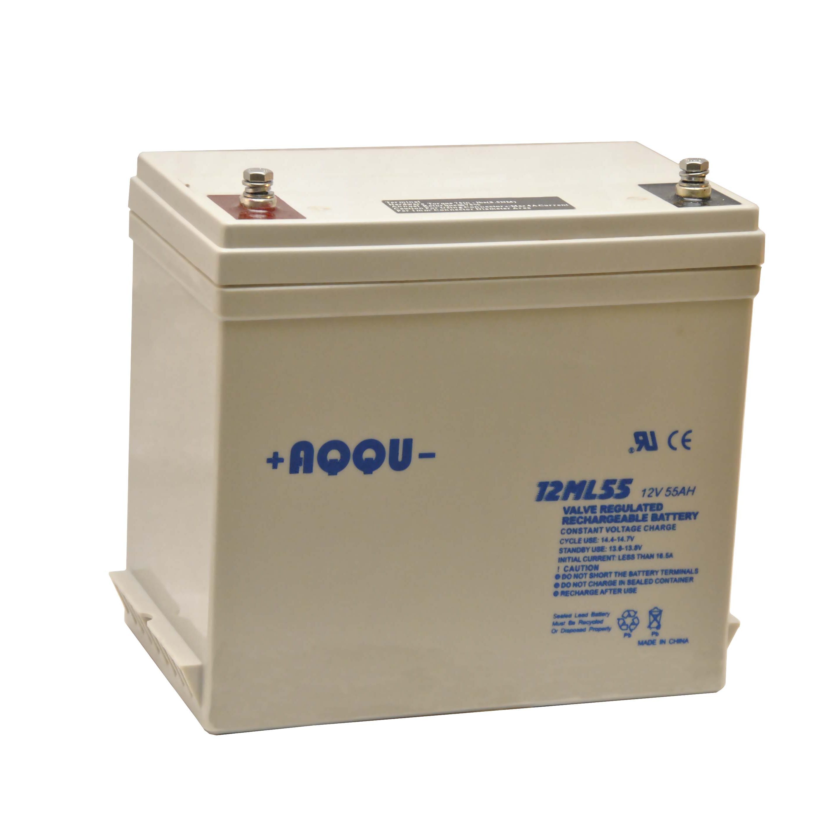 Батарея аккумуляторная 12В/55Ач (AQQU) AQ-12ML55