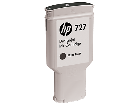 Hewlett Packard (HP 727 300-ml Matte Black Ink Cartridge) C1Q12A