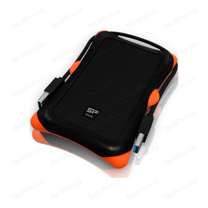 Жесткий диск Silicon Power USB 2.0 1Tb SP010TBPHDA30S3K A30 2.5 черный Armor (SiliconPower)