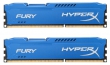 Kingston (Kingston 16GB 1866MHz DDR3 CL10 DIMM (Kit of 2) HyperX FURY Blue Series) HX318C10FK2/16