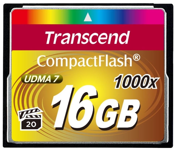 Transcend (16GB CF Card (1000X, TYPE I )) TS16GCF1000