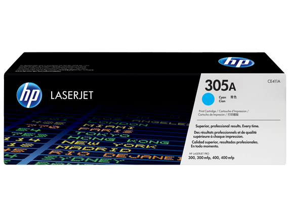 Hewlett Packard (HP 305A Cyn Contract LJ Toner Cartridge) CE411AC