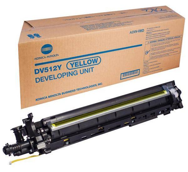 Блок проявки Konica-Minolta bizhub C224/284/364/454/554 желтый DV-512Y A2XN08D