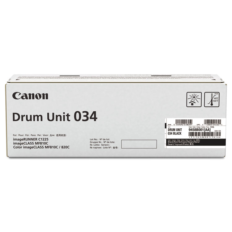 Canon (DRUM UNIT 034 BLACK Барабан черный) 9458B001