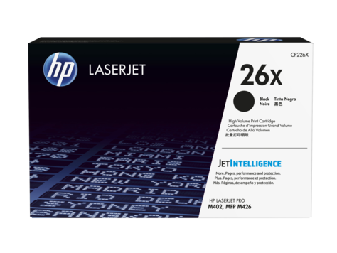 Kартридж Hewlett-Packard HP 26X для HP LaserJet M402/M426 (CF226X) увеличеной ёмкости