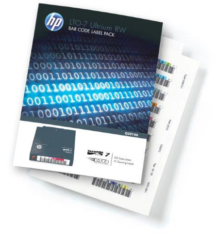 HP (HPE LTO-7 Ultrium RW Bar Code Label Pack) Q2014A