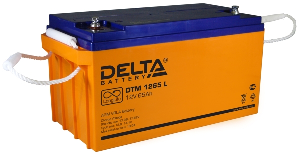 Аккумуляторная батарея Delta (DTM 1265 L)