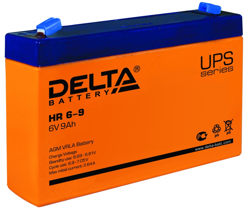 Аккумуляторная батарея Delta (HR6-9)