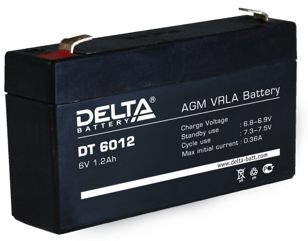 Аккумуляторная батарея Delta (DT 6012)