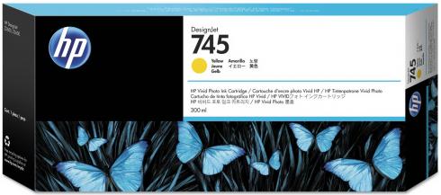 Hewlett Packard (HP 745 300-ml Yellow Ink Cartridge) F9K02A
