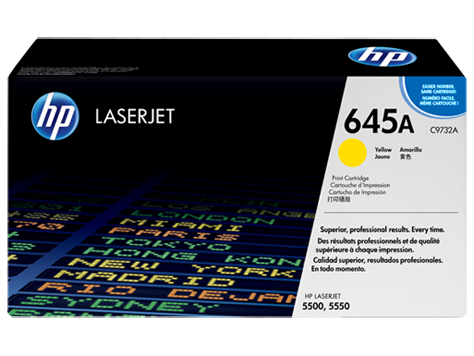 Hewlett Packard (HP C9732AC Ylw Contr LJ Toner Cartridge)