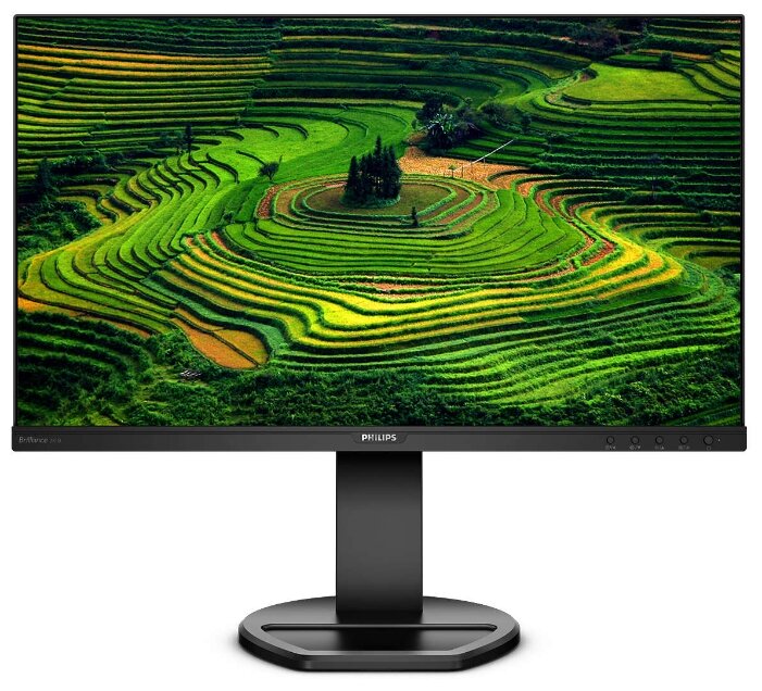 МОНИТОР 23.8 PHILIPS 241B8QJEB/00 Black с поворотом экрана (IPS, 1920x1080, 5 ms, 178°/178°, 250 cd/m, 50M:1, +DVI, +HDMI 1.4, +DisplayPort 1.2, +4xUSB (2xUSB 3.0), +MM) Philips