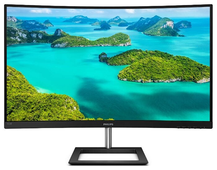 МОНИТОР 32 PHILIPS 322E1C/00 Black (VA, изогнутый, 1920x1080, 4 ms, 178°/178°, 250 cd/m, 3000:1, +HDMI 1.4, +DisplayPort 1.2) Philips