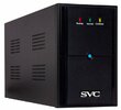 SVC-V-2000-L (ИБП V-2000-L (2000ВА/1200Вт), Диапазон работы AVR: 145-290В, Бат.: 12В/9 Ач*2шт., вых. 2*Shuko (Bypass), Чёрный)