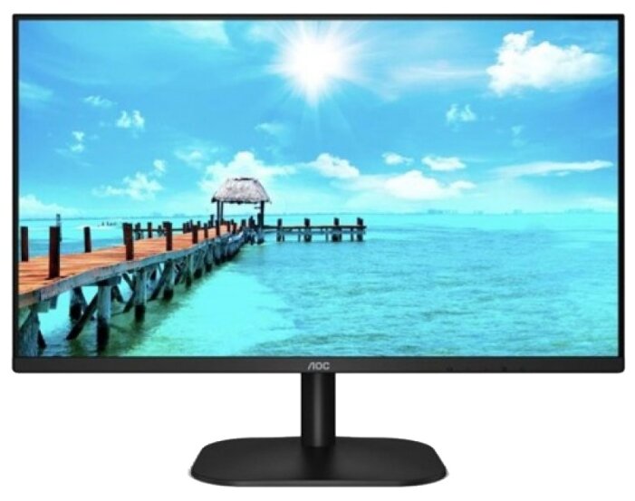 МОНИТОР 27 AOC 27B2H Black (IPS, 1920x1080, 75Hz, 7 ms, 178°/178°, 250 cd/m, 20M:1, +HDMI 1.4)