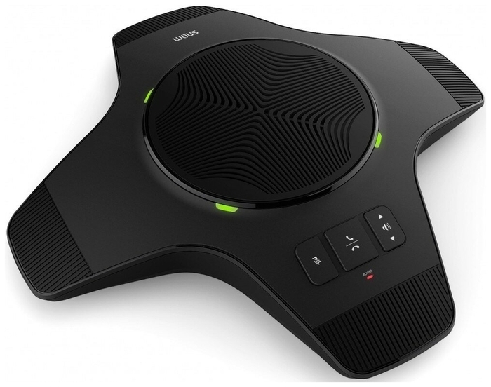 SNOM C52 - SP Беспроводной расширительный модуль конференц-связи для Snom C520-WiMi. Беспроводное подключение через протокол DECT к C520-WiMi и A230 для соединения с настольными телефонами, Питание через проводное соединение или от аккумулятора, до