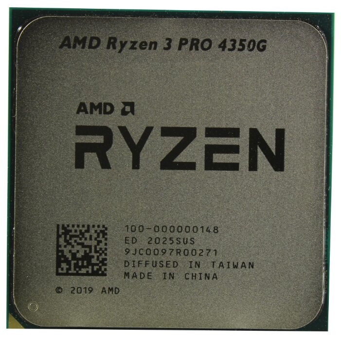 Процессор AMD Ryzen 3 PRO 4350G AM4 (100-000000148) (3.8GHz/AMD Radeon) OEM