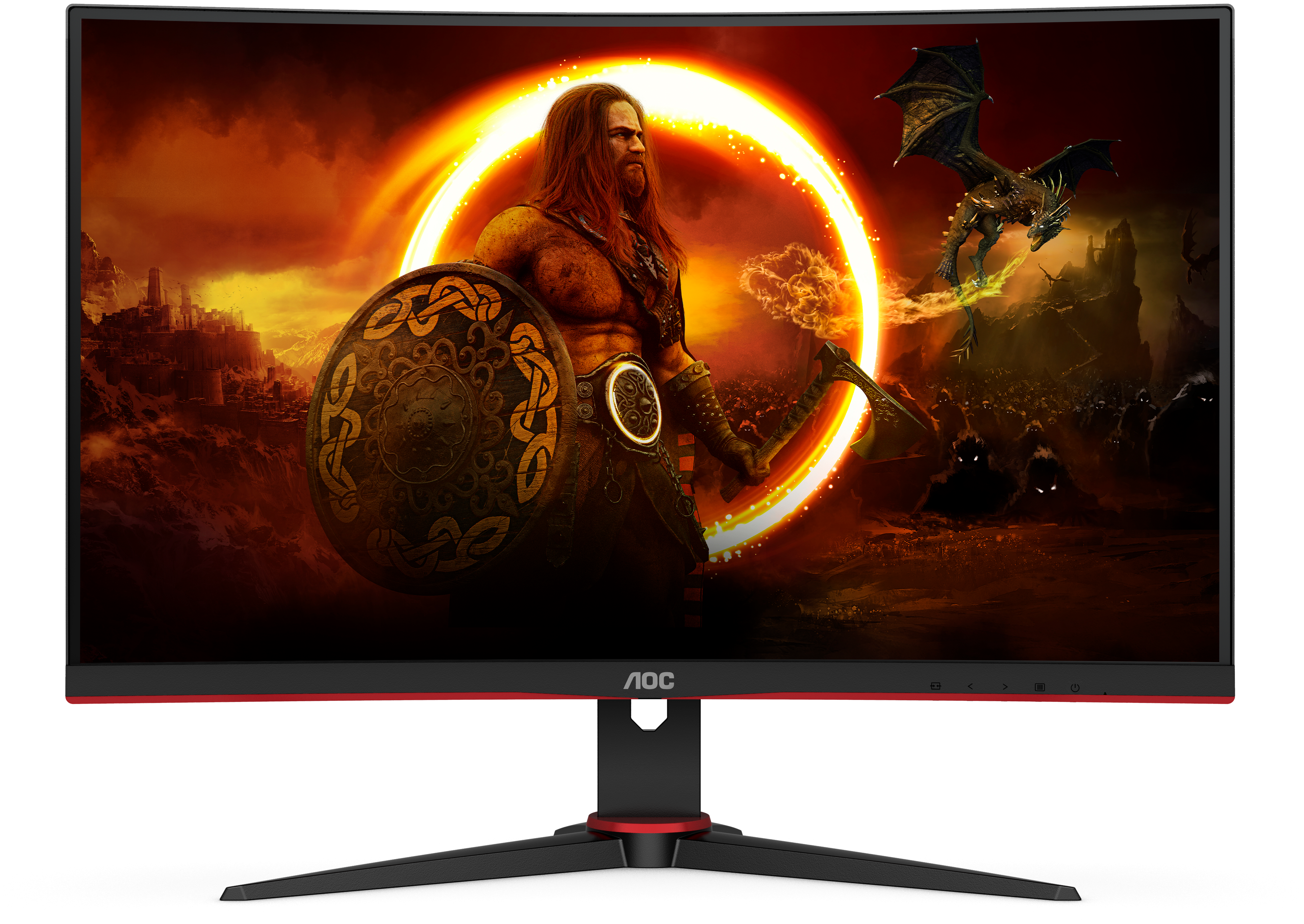 Монитор AOC 23.6 Gaming C24G2AE VA 1920x1080 250cd/m2 16:9