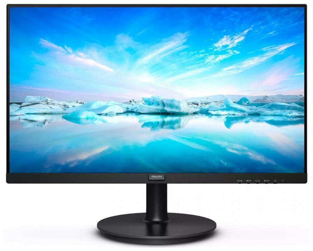 МОНИТОР 23.8 PHILIPS 241V8LA/00(01) Black (VA, 1920x1080, 75Hz, 4 ms, 178°/178°, 250 cd/m, 3000:1, +HDMI, +MM)