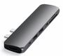 купить usb-концентратор satechi aluminum type-c pro hub adapter, разъемов: 4