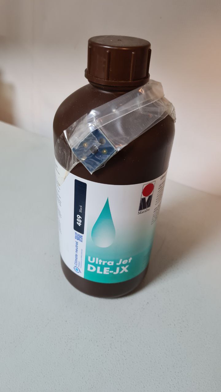 УФ чернила Marabu UltraJet DLE-JX (LUS-120) 489, 1L Бутылка, Black, , шт