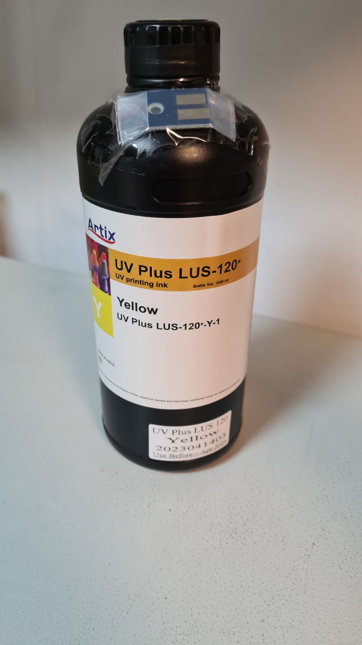 УФ чернила Artix UV Plus LUS-120, Yellow, 1L