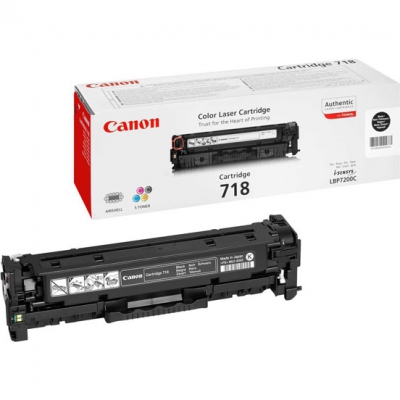 Canon (CLBP CARTRIDGE 718 BK EUR) 2662B002