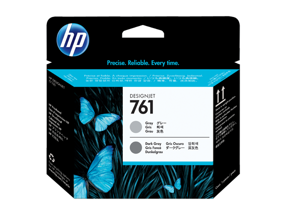 Hewlett Packard (HP 761 Gray/Dark Gray Designjet Printhead) CH647A
