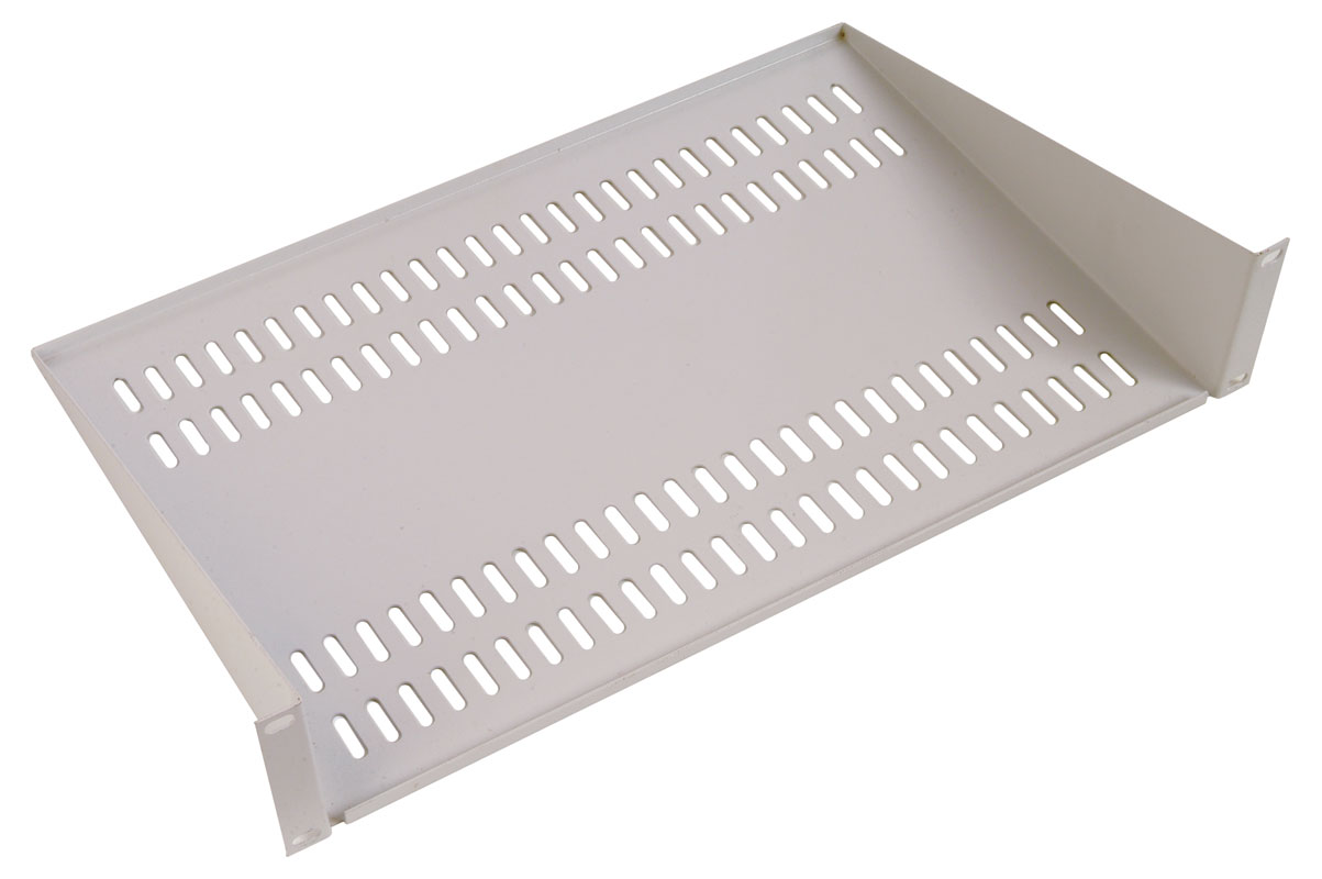 Полка перфорированная консольная 2U, глубина 400 мм (МС-40)