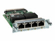 Cisco (4-Port 3rd Gen Multiflex Trunk Voice/WAN Int. Card - T1/E1) VWIC3-4MFT-T1/E1=