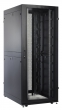Шкаф серверный ПРОФ напольный 42U (800x1000) дверь перфор. 2 шт., черный, в сборе (ШТК-СП-42.8.10-44АА-9005) 30 144 549 600