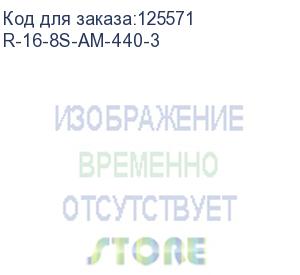 купить блок розеток rem-16 с амперметром, 8 shuko, 16a, алюм., 19 , шнур 3 м. (r-16-8s-am-440-3)