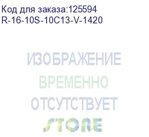 купить вертикальный блок розеток rem-16 с выкл., 10 shuko, 10 c13, вход iec 60320 c20 16a, алюм., 33-38u (r-16-10s-10c13-v-1420)