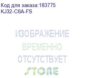 купить модуль keystone экранированный, rj-45, cat.6а, 90°, 110 тип, под инструмент, ke, металлик, netko скс kj32-c6a-fs