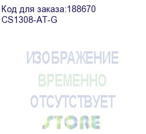 купить переключатель kvm aten 8 cpu ps2/usb+vga, со шнуром для подключ. консоли ps2/usb 0.27м., 2048x1536, 1u 19 (cs1308-at-g)