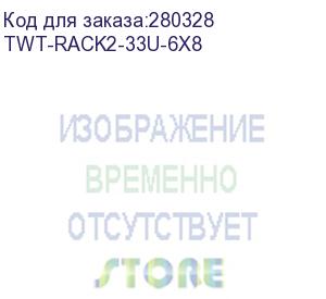 купить стойка двухрамная 33u, 600x800, серая (twt-rack2-33u-6x8)
