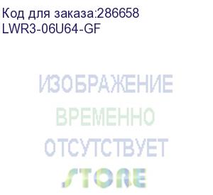 купить 19 настенный шкаф 6u 600x450, стекл. передняя дверь, серый (плоск. упак) (itk) lwr3-06u64-gf