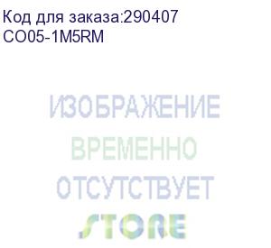 купить itk кабельный органайзер 19 1u, 5 колец, черный co05-1m5rm