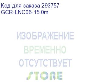 купить greenconnect патч-корд прямой 15.0m, utp кат.5e, черный, позолоченные контакты, 24 awg, литой, gcr-lnc06-15.0m, ethernet high speed 1 гбит/с, rj45, t568b