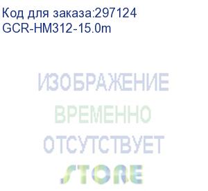 купить greenconnect кабель 15.0m hdmi версия 2.0, hdr ultra hd 4k60 hz/ 5k30hz, 3d, ethernet 18.0 гбит/с, od8.0mm, 28/26 awg, черный, gcr-hm312-15.0m