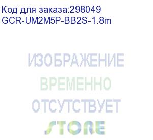 купить greenconnect кабель 1.8m usb 2.0, am/mini 5p, черный, 28/28 awg, экран, армированный, морозостойкий gcr-um2m5p-bb2s-1.8m