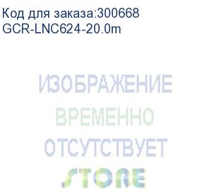 купить greenconnect патч-корд prof плоский прямой 20.0m, utp медь кат.6, красный, позолоченные контакты, 30 awg, gcr-lnc624-20.0m, ethernet high speed 10 гбит/с, rj45, t568b