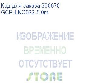 купить greenconnect патч-корд prof плоский прямой 5.0m, utp медь кат.6, желтый, позолоченные контакты, 30 awg, gcr-lnc622-5.0m, ethernet high speed 10 гбит/с, rj45, t568b