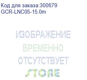 купить greenconnect патч-корд прямой 15.0m, utp кат.5e, зеленый, позолоченные контакты, 24 awg, литой, gcr-lnc05-15.0m, ethernet high speed 1 гбит/с, rj45, t568b